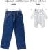 NORTHERN BROTHERS Pants Hangers, 12 Pack Skirt Hangers with Clips for Men Women Kids Clothes