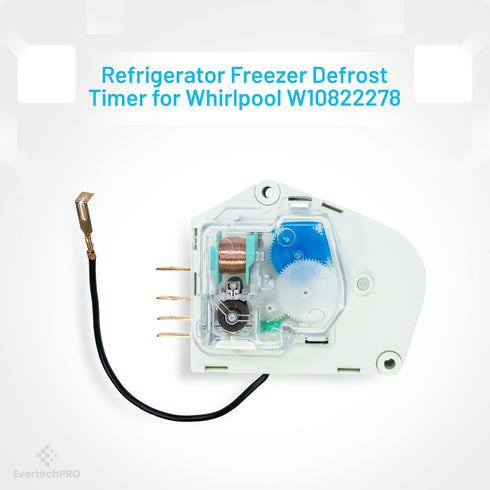 Refrigerator Timer-Def Replacement for Whirlpool Models, W10822278, 14210016, 2188372
