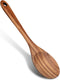 14 Inch Large Wooden Spoon for Cooking, Mixing, Serving, Big Non Stick Wood Spoon Spatula, Long Handle Stirring