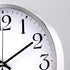 TopOne Silent Wall Clock, Battery Operated 12 inch Silver Aluminum Quartz Decor for Kitchen, Home, School