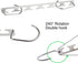 CBTONE 6 Pack Closet Space Saving Hangers - Multi-Purpose Metal Magic Cascading Hangers with Updated Hook Design for