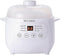 TAYAMA 1 Qt. White Mini Ceramic Stew Cooker - Pre-Settings and Built-In Timer, Small