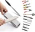 Knife Sharpeners Handheld 300/600 Grit - Double Sided Diamond Knife Sharpening Stone for Kitchen Knives, Scissors