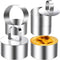 6Pack 3.15 Food Rings Mold - Stainless Steel Round Cake Rings for Baking Dessert, Small Mousse Molds