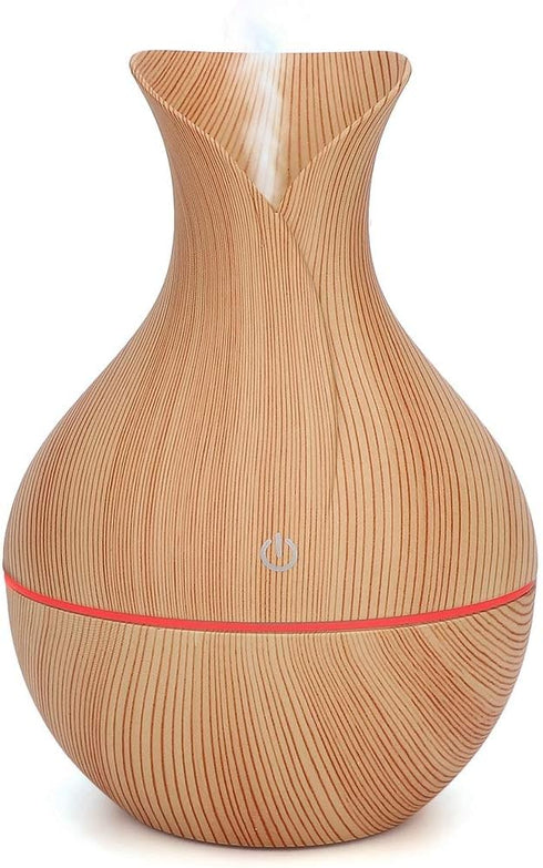High Capacity Cool Mist Humidifier, for Bedroom, Baby Room, Living Room (Light Wooden Grain)