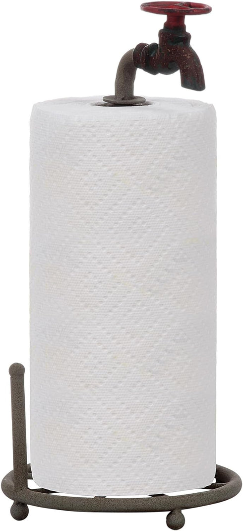 Creative Co-Op Rustic Metal Paper Towel Holder