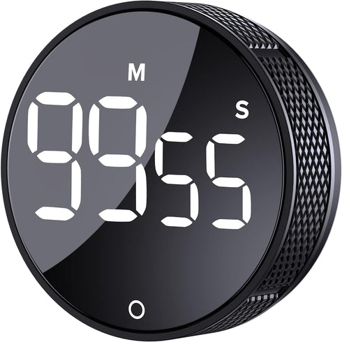 Digital Kitchen Timers with Large LED Display, Magnetic Countdown Timer for Cooking, Baking, Teaching, Easy for Kids