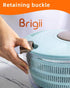 4.24 Brigii Salad Spinner, Quart Lettuce Spinner with Double Drainage Holes, Salad Dryer for Washing, Spinning