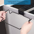 2 Pack Large Black Stainless Steel Trash Bag Holders