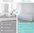 20 Pcs White Duvet Clips for Comforter, Duvet Pins Set Keeps Comforter from Shifting, Quilt Decoration (White)