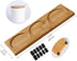 Ceramic Condiment Jar Seasoning Container with Lids, White Salt Sugar Pepper Spice Bowls with Spoon, Set of 3, 8 Oz