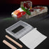 DIY Handmade Nougat Tools Tray Set - Silicone Nonstick Making Mat, Wooden Rolling Pin Baking Tools