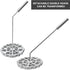 Bunuelos Mold with Handle, Rosette Timbale Iron Set, Aluminum Waffle Molds with Handle for Funnel Cake, Mexican Rosette