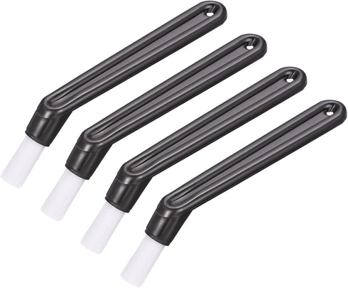 MECCANIXITY Coffee Machine Brush Pack of 4, 5.39" Length Black Nylon Head for Cleaning Espresso Machines