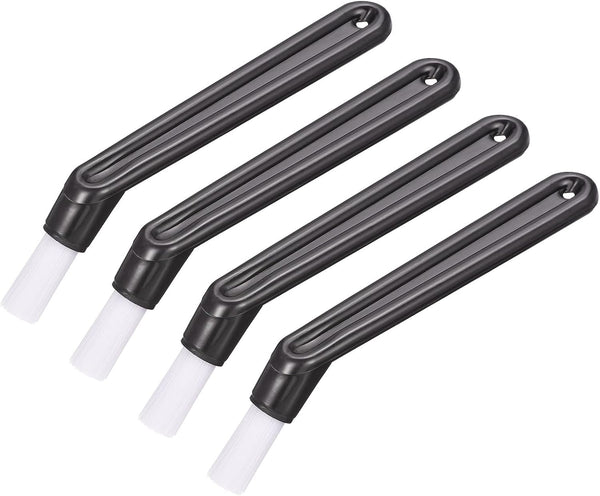 MECCANIXITY Coffee Machine Brush Pack of 4, 5.39" Length Black Nylon Head for Cleaning Espresso Machines