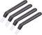 MECCANIXITY Coffee Machine Brush Pack of 4, 5.39" Length Black Nylon Head for Cleaning Espresso Machines