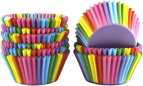 Baking Cups Cupcake Liners, Standard Sized, 300 Count, Rainbow