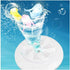 Washing Machine, Mini Travel Portable Household Small Washing Machine, Ultrasound Turbo Washer Laundry(White)