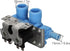 PP Double Head Water Inlet Valve Replacement Accessories for Washing Machine (110-120V)