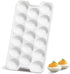 ONEMORE Ceramic Deviled Egg Platter, Christmas Deviled Egg Tray 17-Hole Rectangular Fridge