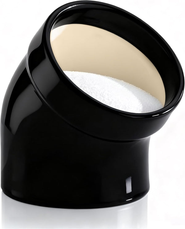 Salt Pig, Dishwasher Safe Ceramic Salt Cellar Modern and Minimalist, Salt Pig