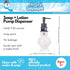 13 Frosty The Snowman Holiday Christmas Soap/Lotion/Hand Sanitizer Resin Pump Dispenser, Ounces, (Officially Licensed