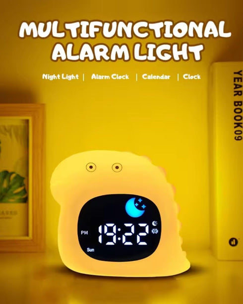 GALYNA Kids Alarm Clock, Ok to Wake Clock for Kids, Toddler Sleep Training Clock with Night Light, White Noise Sound