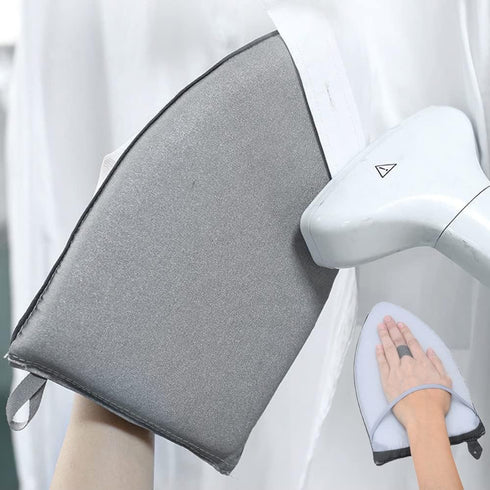 Garment Steamer Ironing Gloves, Waterproof Anti Steam Mitt for Clothes Ironing Accessories, Gray