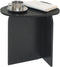 AWASEN Black Side Table, Small Triangle End Table Living Room, Modern Accent