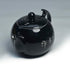 Porcelain Teapot, 10oz Small Xishi Chinese Gongfu Tea Set Ceramic Kettle in Black