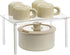 HENABLE 1 Pack Acrylic Cabinet Organizer, Kitchen Countertop Counter Organizer, Clear Spice Rack,