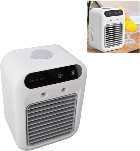 Portable Air Conditioners, Mobile Mini Evaporative Air Cooler for Home, Office, Camping, Car