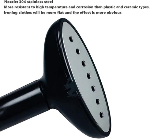 6-Holes Stainless Steel Long Steam Nozzle, Universal Garment Steamer Electric Ironing Head for Household Use