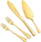 Wedding Cake Knife and Server Set, Mr and Mrs Forks, Cake Cutter Set for Wedding Anniversary and Bridal Shower Gifts