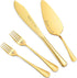 Wedding Cake Knife and Server Set, Mr and Mrs Forks, Cake Cutter Set for Wedding Anniversary and Bridal Shower Gifts