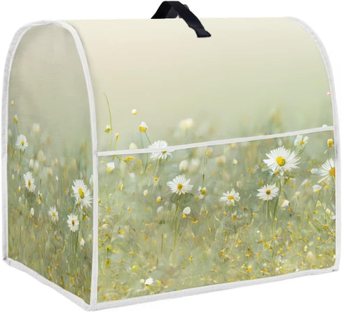 Realistic Daisy Print Stand Mixer Covers, Washable Kitchen Appliance Cover for Tilt Head and Bowl Lift Models