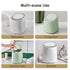Mini Desktop Trash Can with Lid, 90 Trash Bags, Press-Type Countertop Wastebasket for Bathroom, Bedroom