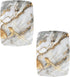 Set 2 Marble Print Bar Stool Covers Rectangle of Stretch Barstool Seat Covers Bar Stool Chair Covers Rectangle