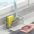 Kitchen Countertop Sponge Holder, SUS 304 Stainless Steel Dish Soap Organizer, Basket for Cleaning Tools, Sink Brush