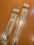 Graber Crystal Clear Sash Curtain Rod, 2 Rods per Package, Adjustable Width 11 1/2 to 20-Inch