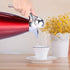 Stainless Steel Coffee Pot, Practical Tea Pot with Comfortable Plastic Handle for Serving Coffee, Tea, Hot Chocolate