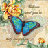 4 Beautiful Butterflies and Flowers Inspirational Quotes Art Prints 12x12