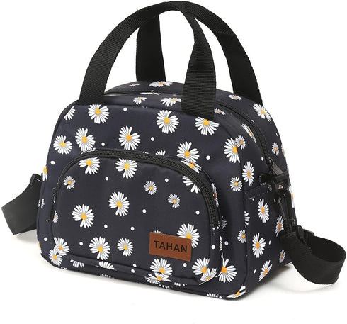 Insulated Lunch Box for Women, Designer Small Lunch Cooler for Office Work, Fit Fresh Thermal Hot Lunch Bag