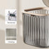 Tomonobu Mini Trash Can with Lid, Transparent Small Garbage Can, Removable Tiny Wastebasket for Countertop, Bathroom,