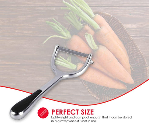 Home Basic Horizontal Zinc Veg Peeler