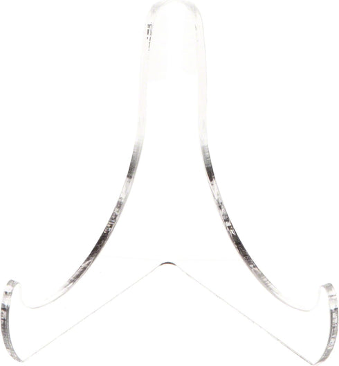 Plymor Small Clear Acrylic 60-Degree Angle Easel, 3" H x 3.125" W x 2.5" D