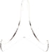 Plymor Small Clear Acrylic 60-Degree Angle Easel, 3" H x 3.125" W x 2.5" D