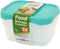 Mintra Home Storage Containers (Teal), 1.3L Capacity