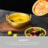 Yardwe Korea Ramen Pot, Fast Noodles Cooking Pot, Aluminum Ramyun Pot with Handles, for Soup, Curry, Pasta