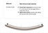 Microwave Door Handle Compatible with Samsung ME17R7021ES ME19R7041FS ME21R7051SS, Includes 2 Screws